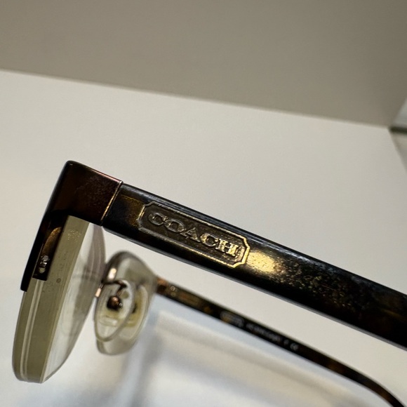 Coach Eyeglass Frames HC5046 (Leigh) 9155 (Satin Brown/Dark Tortoise) 50•18•135 - Picture 9 of 12